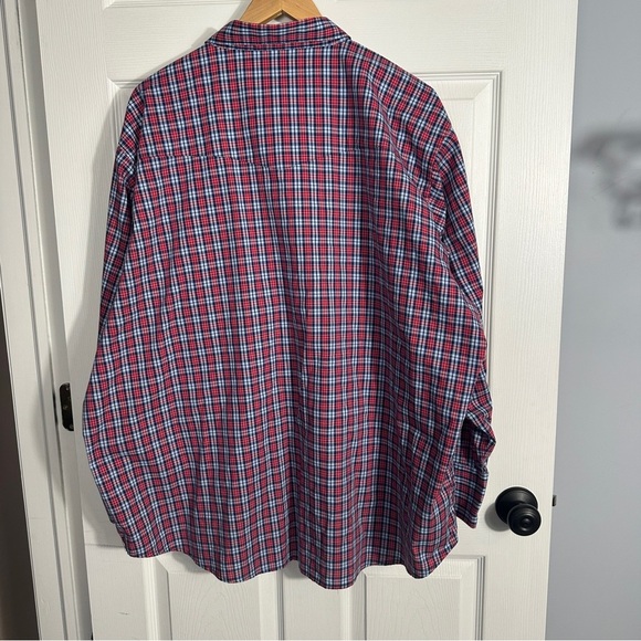 Wrangler 3X men's plaid button down, pearl snaps, cotton blend, western, fall - Picture 9 of 10